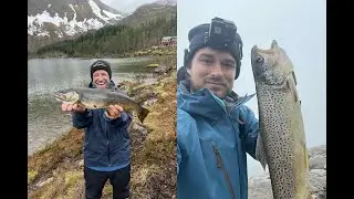 Ørretfiske - 10 timer i gummibåten
