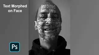Text Portrait Effect in Photoshop