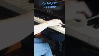 🎹Need the exercise?▶️#37, 125 Exercises in passage-playing, Op.261 - C.Czerny #shorts#piano#etude