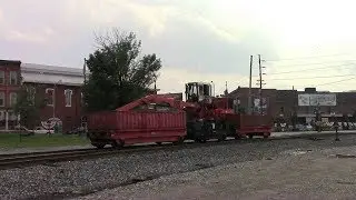 Some Trains and a MoW Equipment Convoy!