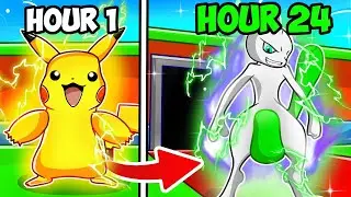 I Spent 24 Hours In Steal A Pokérot! (Roblox)