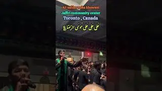 Karbobala kay Matamdar || Ali Safdar Noha khowani @ JCC toronto #alisafdar #matamdari #aliali