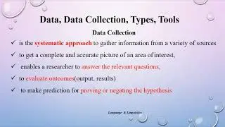 Research Methodology in Linguistics