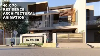 40 X 70 Sqft. Residence ARCHITECTURAL ANIMATION | Exterior | Lumion 8 pro || DV Studio