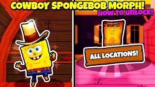 How to Unlock The New COWBOY SPONGEBOB MORPH! | Roblox SpongeBob Simulator
