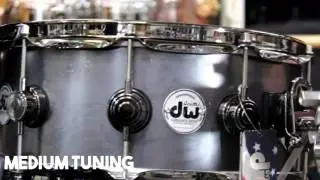 DW 6x14 Collector's Series Keplinger Black Iron Snare Drum | Donn Bennett Drum Studio