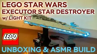 LEGO Executor Super Star Destroyer ASMR Speed Build | LEGO Star Wars 75356 ASMR Unboxing