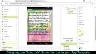 170419 MIT App Inventor - About Screen Design
