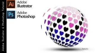 Heart - Revolve- Illustrator - Photoshop [ Tutorial ] ♥♥♥