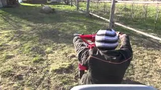 Мотоблок Салют 100 с тележкой ТПМ-350-1.