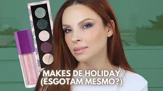 MAKES DE HOLIDAY 2023 QUE SÓ COMPREI ESSE ANO! | Uma conversa sobre a cultura da falta de estoque??!