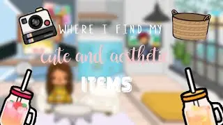 Where I find me aesthetic items in Toca Life ( house décor ) II everything toca