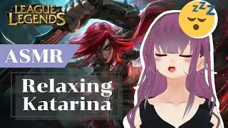 [ASMR Gaming] League of Legends Relaxing Gameplay for Sleeping 😴 Katarina Mid [Plastic Tapping]