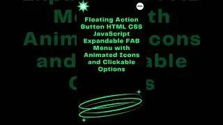 ➕ Create a Floating Action Button (FAB) in 60 Seconds! ⏳ (HTML, CSS, JavaScript) 