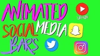 Animated Social Media Bars