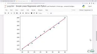 م.شويل الشهري | Simple Linear Regression Using Python | تنفيذ الإنحدار الخطي البسيط بإستخدام بايثون