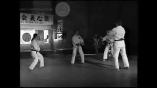 Tsutomu Kamohara sensei - Karate demonstration against 3 opponents