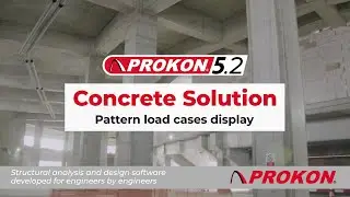 Continuous Beam: Pattern load cases display