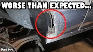 The Rust is Worse than I thought | MK2 Supra Rear Quarter Panel Rust Repair