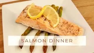 Meal Made Easy Lemon Pepper Salmon & Asparagus - Hot Logic Mini