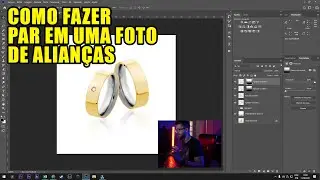 Como fazer par em uma foto de alianças