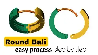 Bali Earrings| matrix 9|easy tutorial|earring|06