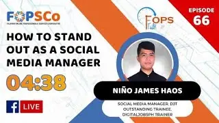 How to Stand Out as a Social Media Manager - FOPSco Talks