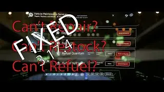 Star Citizen  |  No Refuel/No Repair Bug - FIXED  |  Bugs/Workarounds