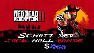 Red Dead Redemption 2 - Jack Hall Bande/1000$ Schatzkarte