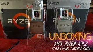 فتح علبة AMD Ryzen APUs - 2400G & 2200G