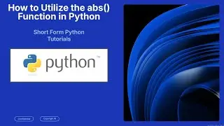 Practical Application of the abs() Function in Python (in under 70 seconds)
