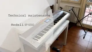 Обзор и техническое обслуживание цифрового пианино Medeli SP-5500