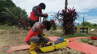 Pengukuran Ground Control Point Lidar dan Foto Udara.
