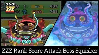 New ZZZ Rank Score Attack Boss Squisker Befriending | Yo-Kai Watch Puni Puni