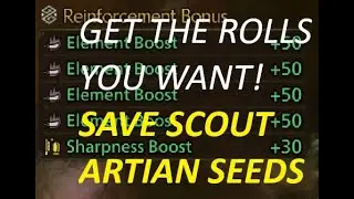 Artian Weapon SAVE SCOUT Method For The Rolls You Want On The Weapon You Want!