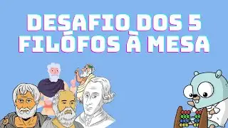 GoLang Mutex - Desafio dos 5 filósofos utilizando Mutexes