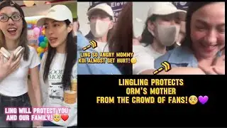 Lingling got mad because Orm's mother almost got hurt!🤨😑 #lingorm #linglingkwong #ormkornnaphat