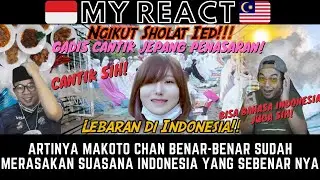 WIDIH! PANASARAN LEBARAN DI INDONESIA  BULE JEPANG INI SAMPE NGIKUT SHOLAT IED
