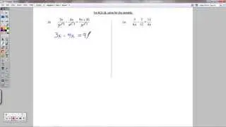 Algebra 1 - (OLD VERSION) Unit 7 - Review Packet (Factoring & Rational Expressions)
