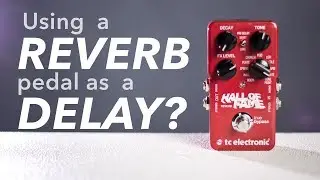 Using a Reverb pedal as a Delay?