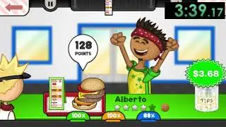 papa's burgeria speed run (no cheats)