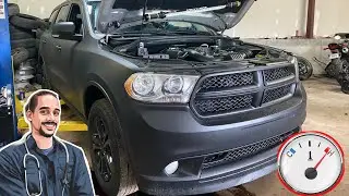 Busted Oil Cooler caused Dodge Durango to Over Heat - Common 3.6 Pentastar Problem 