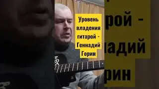 Уровень владения гитарой - Геннадий Горин