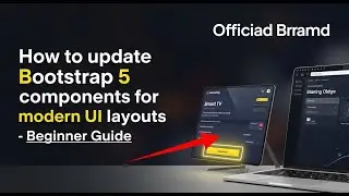 How to update Bootstrap 5 components for modern UI layouts - Beginner Guide