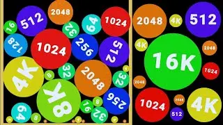 Fobonacci Balls 2048 : Puzzle Gameplay Reach 16k 