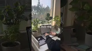 Exam week study vlog, wish me luck