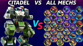 CITADEL vs All Mechs - Ability Test - Mech Arena