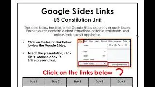 US Constitution Unit Video Preview