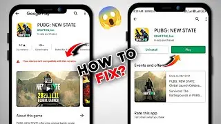 PUBG New State Device Not Compatible Problem | PUBG New State Device Not Supported | Problem Fix 🔥