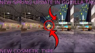 The Spring Update In Gorilla Tag!! | #gorillatag #vr #funny #viral #newmap